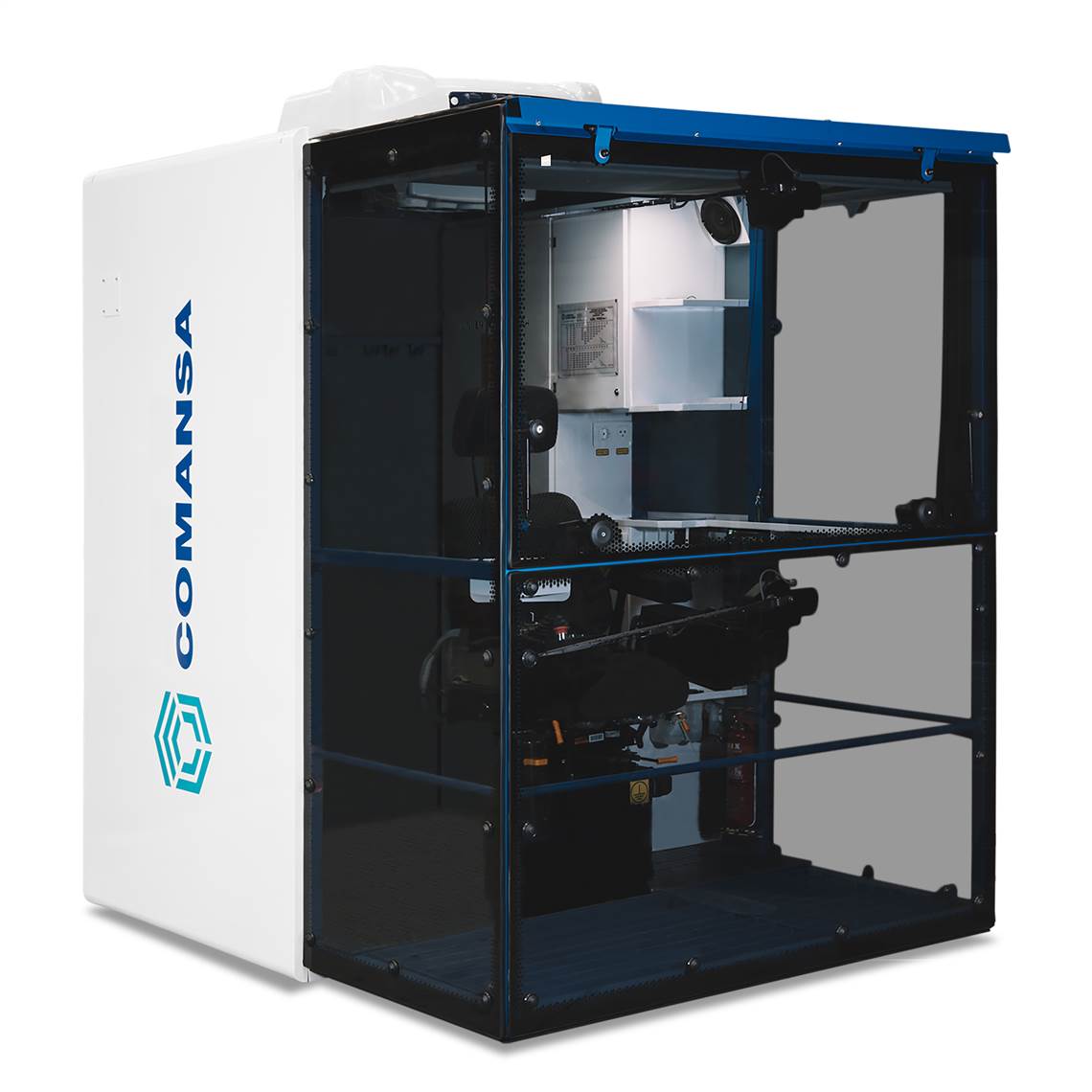 Comansaâ€™s Cube L cabin is standard while the XL version is an option