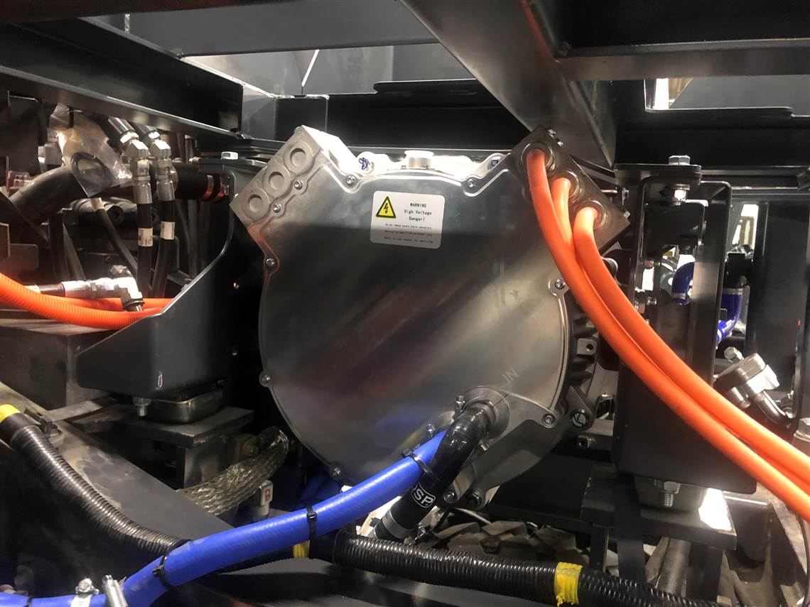 Electric motor for the first PV E Crane battery-electric crawler crane