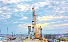 XCMG early May 2020 50 metre new XGC88000 record lift